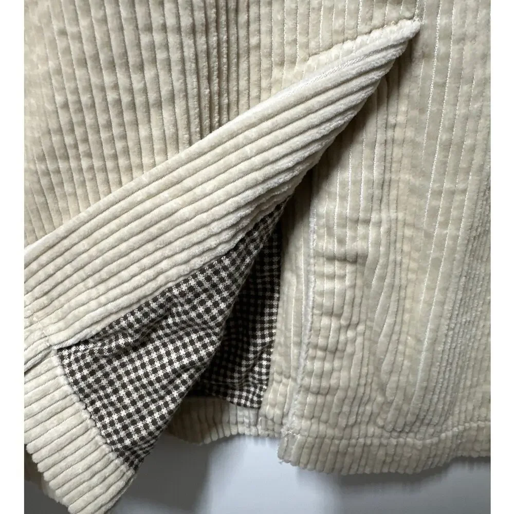 Disney Store Vintage Winnie the Pooh Eeyore Embroidered Corduroy Shacket Sz M - Picture 14 of 14